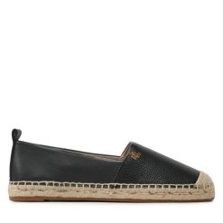 Espadryle LAUREN RALPH LAUREN. Czarne espadryle damskie Lauren Ralph Lauren, bez wzorów, bez obcasa. Za 309.99 zł.