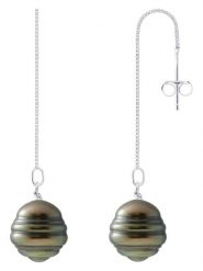 ATELIERS SAINT GERMAIN Srebrne kolczyki-wkrętki z perłami Tahiti rozmiar: onesize. Czarne kolczyki damskie ATELIERS SAINT GERMAIN, z perłą, srebrne. Za 587.99 zł.