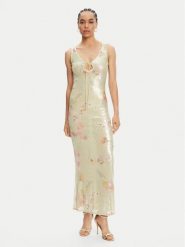 BARDOT Sukienka koktajlowa Eloda 59954DB Zielony Regular Fit. Zielone sukienki damskie Bardot, bez wzorów, z syntetyku, wizytowe, bez ramiączek. Za 689.99 zł.