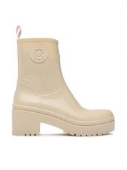 MICHAEL Michael Kors Botki Karis Rainboot 40F3KSMB5Q Écru. Botki damskie MICHAEL Michael Kors, z syntetyku, bez obcasa, na słupku, bez zapięcia. Za 709.99 zł.