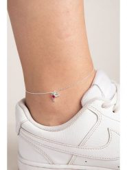 Lodie Silver Srebrna bransoletka z elementem ozdobnym na kostkę rozmiar: onesize. Szare bransoletki damskie Lodie Silver, srebrne. Za 68.45 zł.