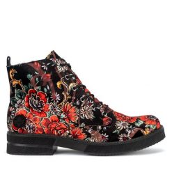 Trzewiki Rieker. Botki damskie Rieker, bez obcasa, na płaskiej podeszwie, bez zapięcia. Za 379.99 zł.