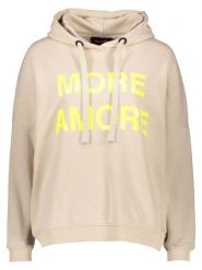 Miss goodlife Bluza "More Amore" w kolorze beżowym rozmiar: M. Brązowe bluzy damskie miss goodlife, m, bez wzorów, z bawełny, z kapturem. Za 158.84 zł.