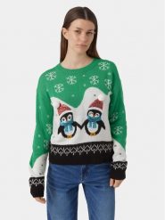 Vero Moda Sweter 10292664 Zielony Regular Fit. Zielone swetry klasyczne damskie Vero Moda, l, z syntetyku, bez kołnierzyka. Za 39.99 zł.