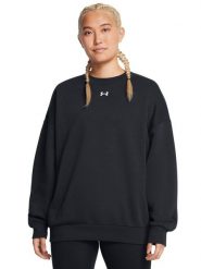 Under Armour Bluza "Rival" w kolorze czarnym rozmiar: S. Czarne bluzy damskie Under Armour, s, bez wzorów, bez kaptura. Za 127.95 zł.
