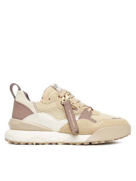 REPLAY Sneakersy Field W Double 2 GWS9H .000.C0009L Beżowy. Brązowe obuwie sportowe damskie Replay, ze skóry, bez zapięcia. Za 419.99 zł.