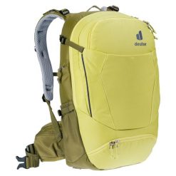 Plecak rowerowy Deuter Trans Alpine 24 - sprout/cactus. Szare plecaki Deuter, bez wzorów. Za 579.99 zł.