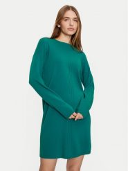 United Colors Of Benetton Sukienka dzianinowa 1044DV01S Zielony Regular Fit. Zielone sukienki damskie United Colors Of Benetton, bez wzorów, z dzianiny, bez ramiączek. Za 199.99 zł.