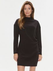 Calvin Klein Sukienka codzienna K20K206110 Czarny Regular Fit. Czarne sukienki damskie Calvin Klein, bez wzorów, z syntetyku, bez ramiączek. Za 749.99 zł.