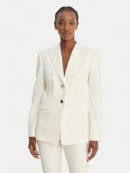 HUGO Marynarka Asmalla 50561450 Écru Regular Fit. Marynarki i żakiety damskie Hugo, bez wzorów, z wiskozy. Za 1,349.00 zł.