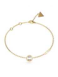 Guess Bransoletka JUBB0465 3JW Złoty. Żółte bransoletki damskie Guess, metalowe. Za 139.99 zł.