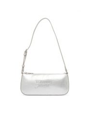 Tommy Jeans Torebka Tjw Must Metallic Shoulder Bag AW0AW18457 Srebrny. Szare torebki klasyczne damskie Tommy Jeans, z jeansu, bez dodatków. Za 409.99 zł.