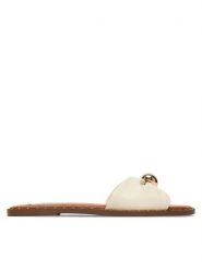 Steve Madden Klapki 11005571 Biały. Białe klapki damskie Steve Madden, bez wzorów, ze skóry, bez obcasa, bez zapięcia. Za 429.99 zł.