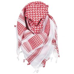 Chusta arafatka z bawełny. Białe chusty damskie MFH, bez wzorów, z bawełny. Za 27.99 zł.