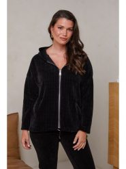 Curvy Lady Bluza w kolorze czarnym rozmiar: 44/46. Czarne bluzy damskie Curvy Lady, bez wzorów, bez kaptura. Za 149.31 zł.