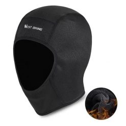 Czapka Skull Polarowa Wiatroszczelna Termiczna Szalik. Czarne czapki damskie WEST BIKING, na zimę, bez wzorów, z materiału. Za 55.60 zł.