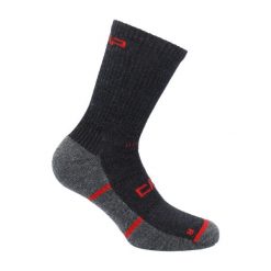 Skarpetki z wełny merino CMP. Czarne skarpetki damskie CMP, bez wzorów, z wełny. Za 124.00 zł.