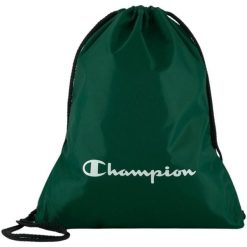 Torba Na Buty Satchel Jeden Rozmiar. Zielone torby sportowe Champion, bez wzorów, z materiału. Za 39.99 zł.
