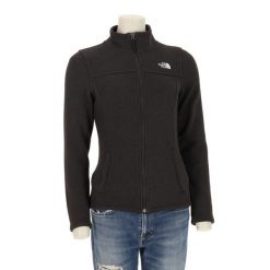 Second life - Kurtka polarowa TNF Black dla kobiet - Jak nowy. Czarne kurtki damskie The North Face, s, bez wzorów, z materiału, bez kaptura. Za 169.16 zł.