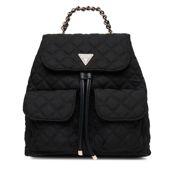 Plecak Guess. Czarne plecaki Guess, z aplikacjami. Za 339.99 zł.