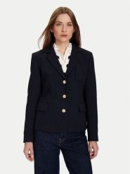 Tommy Hilfiger Marynarka WW0WW46660 Granatowy Slim Fit. Niebieskie marynarki i żakiety damskie Tommy Hilfiger, bez wzorów, z syntetyku. Za 829.99 zł.