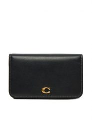 Coach Portfel CR990 Czarny. Czarne portfele damskie Coach, bez wzorów, ze skóry. Za 549.99 zł.
