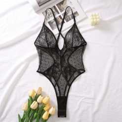 Koronkowe body na romantyczne wieczory Gretl. Czarne body i gorsety Intica, bez wzorów, z koronki. Za 109.00 zł.