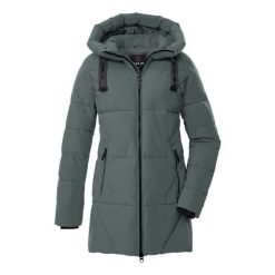 Parka damska z kapturem Killtec GW 30. Szare parki damskie GIGA DX, m, z dzianiny, z kapturem. Za 570.00 zł.