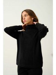 AUTHENTIC CASHMERE Kaszmirowy golf "Cheviot" w kolorze czarnym rozmiar: L. Czarne golfy damskie AUTHENTIC CASHMERE, l, bez wzorów, z kaszmiru, bez ramiączek. Za 343.73 zł.