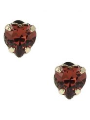 Otazu Pozłacane kolczyki-wkrętki z kryształami rozmiar: onesize. Brązowe kolczyki damskie Otazu, z kryształem, pozłacane. Za 39.99 zł.