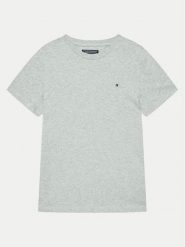 Tommy Hilfiger T-Shirt KB0KB04140 D Szary Regular Fit. Szare t-shirty i koszulki chłopięce Tommy Hilfiger, bez wzorów, z bawełny, bez kołnierzyka, bez ramiączek. Za 69.99 zł.