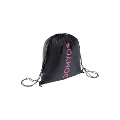 Worek na buty fitness. Czarne obuwie sportowe treningowe DOMYOS, z materiału. Za 9.99 zł.