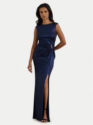 LAUREN RALPH LAUREN Sukienka wieczorowa 253P04060002 Granatowy Slim Fit. Niebieskie sukienki damskie Lauren Ralph Lauren, bez wzorów, z syntetyku, wizytowe, bez ramiączek. Za 1,799.00 zł.