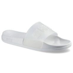 Białe Klapki Big Star Damskie Buty Profilowane. Białe klapki damskie Big Star, bez wzorów, bez obcasa, bez zapięcia. Za 59.99 zł.