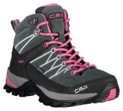 Buty trekkingowe dla kobiet CMP RIGEL MID WP. Czarne obuwie trekkingowe damskie CMP, z gumy, bez zapięcia. Za 549.99 zł.