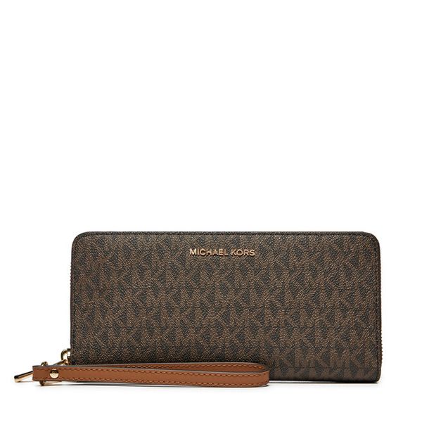 Portfel MICHAEL Michael Kors. Brązowe portfele damskie MICHAEL Michael Kors, bez wzorów. Za 478.99 zł.