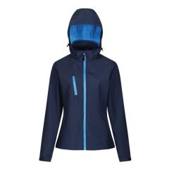 Kurtka Softshellowa Damska Membrana Trójwarstwowa Venturer. Niebieskie kurtki damskie Regatta, m, bez wzorów, bez kaptura. Za 241.99 zł.