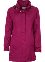 Płaszcz damski Pro-X Elements Jenna. Czerwone płaszcze damskie PRO-X ELEMENTS, bez wzorów, z materiału, z kapturem. Za 526.00 zł.
