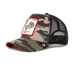 Czapka z daszkiem Goorin Bros The Rooster Trucker - 101-0337-CAM. Czarne czapki z daszkiem damskie Goorin Bros, bez wzorów. Za 179.00 zł.