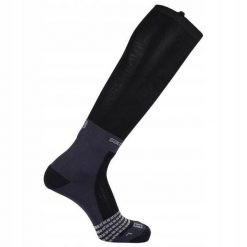 Skarpety sportowe do biegania dla dorosłych Salomon NSO Leg-Up. Czarne skarpetki damskie Salomon, bez wzorów. W wyprzedaży za 109.00 zł.