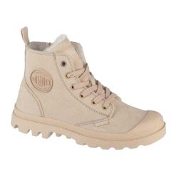Buty Damskie Pampa Hi Nubuck Z Bocznym Zamkiem Błyskawicznym. Brązowe obuwie trekkingowe damskie Palladium, z gumy, bez zapięcia. Za 805.99 zł.