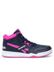Reebok Sneakersy BB4500 COURT 100033481K Granatowy. Niebieskie buty sportowe dziewczęce Reebok, bez wzorów, ze skóry, bez zapięcia. Za 199.99 zł.