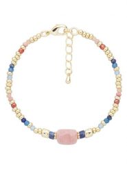 U.S. Polo Assn. Pozłacana bransoletka z kamieniami szlachetnymi rozmiar: onesize. Niebieskie bransoletki damskie U.S. Polo Assn., metalowe. Za 69.99 zł.