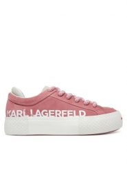 KARL LAGERFELD Sneakersy KL60722 Fioletowy. Fioletowe obuwie sportowe damskie KARL LAGERFELD, ze skóry, bez zapięcia. Za 439.99 zł.