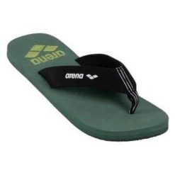 Japonki Arena Sand Thong. Czarne klapki damskie Arena, bez wzorów, z bawełny, bez obcasa, bez zapięcia. Za 109.99 zł.