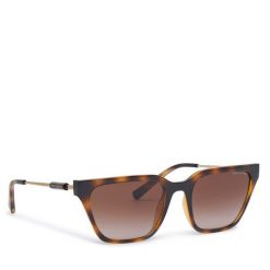Okulary przeciwsłoneczne Armani Exchange. Brązowe okulary przeciwsłoneczne damskie Armani Exchange. Za 439.99 zł.