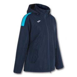 Kurtka sportowa damska Joma Trivor wiatrówka. Niebieskie kurtki sportowe damskie Joma, s, bez wzorów, z polaru, bez kaptura. Za 416.50 zł.