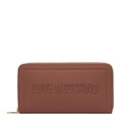 Portfel LOVE MOSCHINO. Brązowe portfele damskie Love Moschino, bez wzorów. Za 459.99 zł.