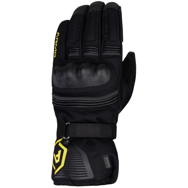 Rękawice rowerowe Armr Glove kumaji 3.0 czarne/żółte XXL/11. Czarne rękawiczki damskie ARMA, bez wzorów. Za 460.45 zł.