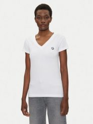 Karl Lagerfeld Jeans T-Shirt A2W17097 Biały Regular Fit. Białe t-shirty damskie Karl Lagerfeld Jeans, xs, bez wzorów, z bawełny, bez kołnierzyka. Za 139.99 zł.